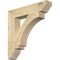 Ekena Millwork Imperial Slat Rough Sawn Bracket, Douglas Fir, 4"W x 22"D x 22"H BKT04X22X22IMP06RDF - alternate 1